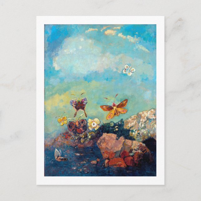 Butterflies, Redon Vykort (Framsida)