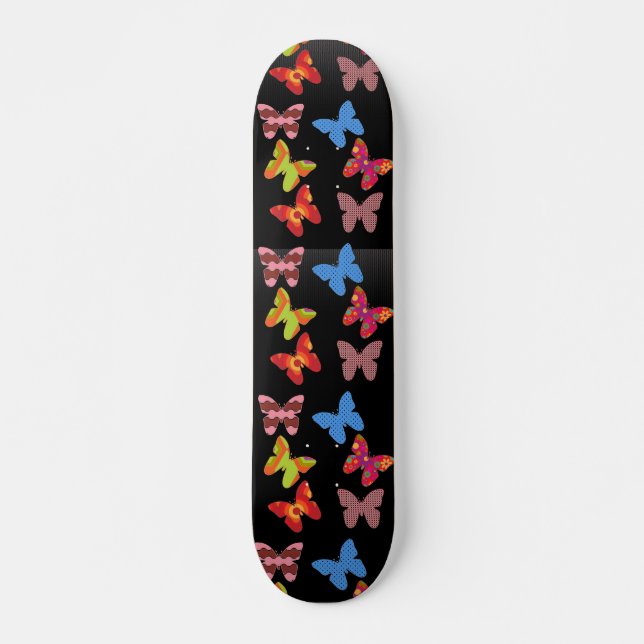 Butterflies Skateboard Bräda 19,5 Cm (Framsida)