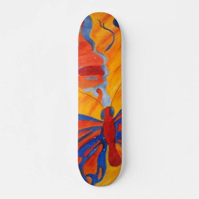 Butterflies Skateboard Bräda 20,5 Cm (Framsida)