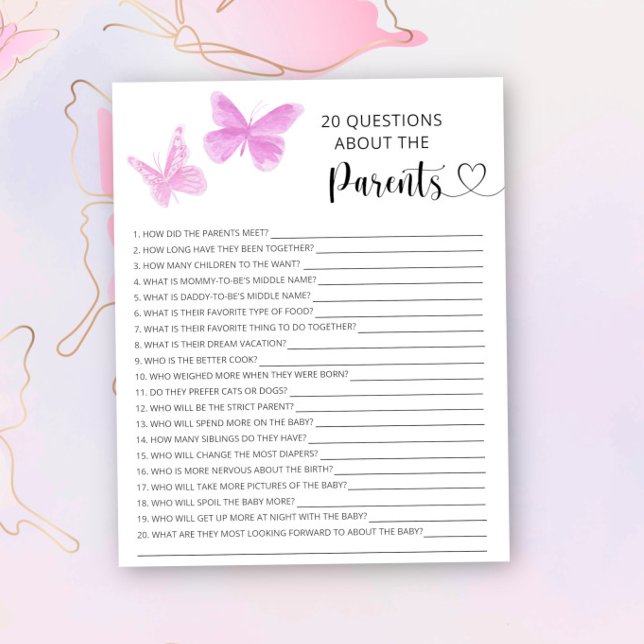 Butterflies - spel om föräldrarna (Skapare uppladdad)