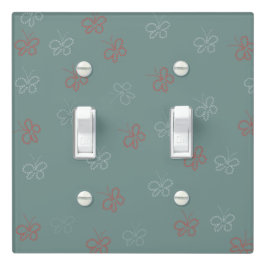 Butterflies Stars Sage Grönt