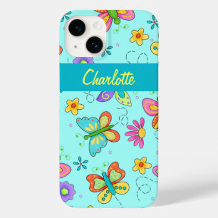 Butterflies Stollig Turcos Blue Namn Personalize