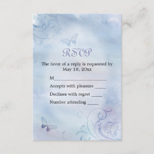 Butterflies & Swirls OSA kort
