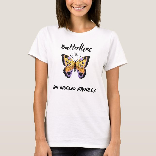Butterflies T Shirt (Framsida)