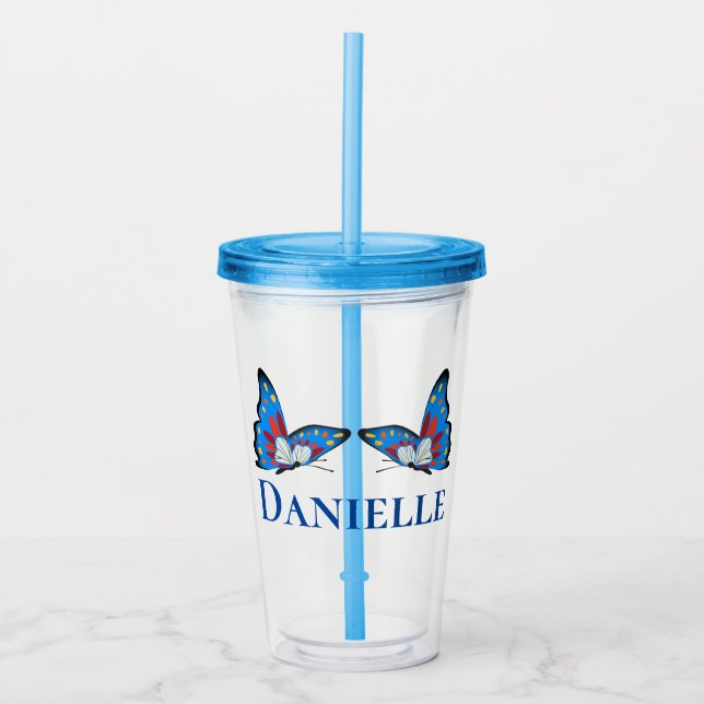 Butterflies Take Away Mugg (Framsida)