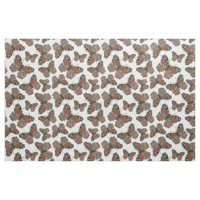 Butterflies vattencolor mönster tyg (Fat Quarter)
