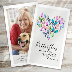 Butterflies visas när Änglar är nära Visitkort