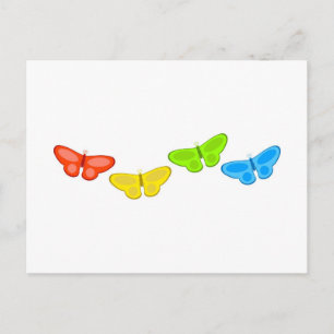 Butterflies Vykort