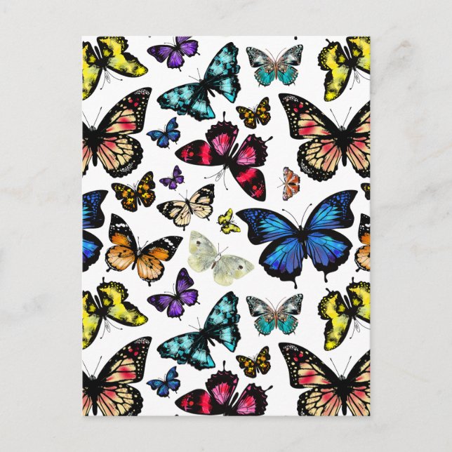 Butterflies Vykort (Framsida)