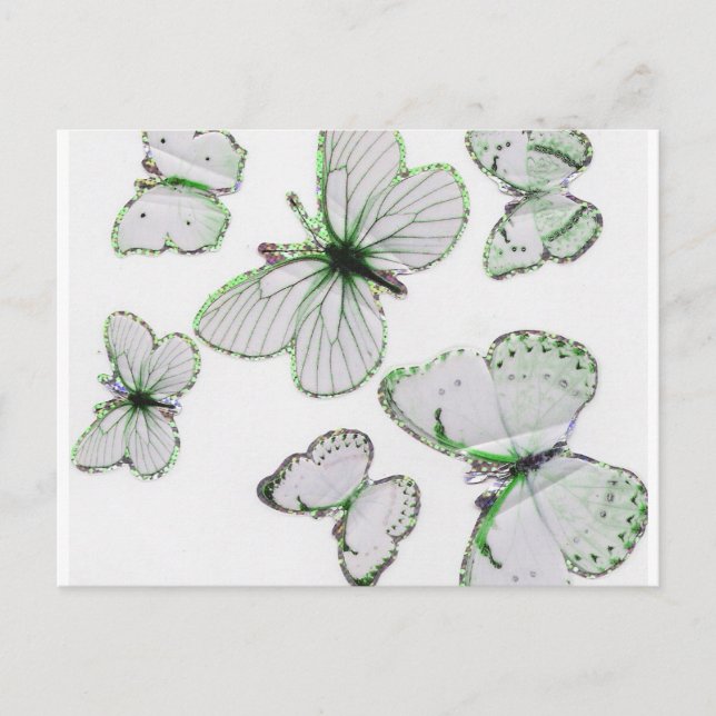 butterflies vykort (Framsida)