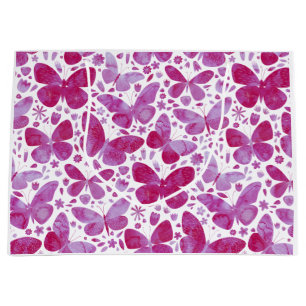 Butterflies Watercolor Rosa