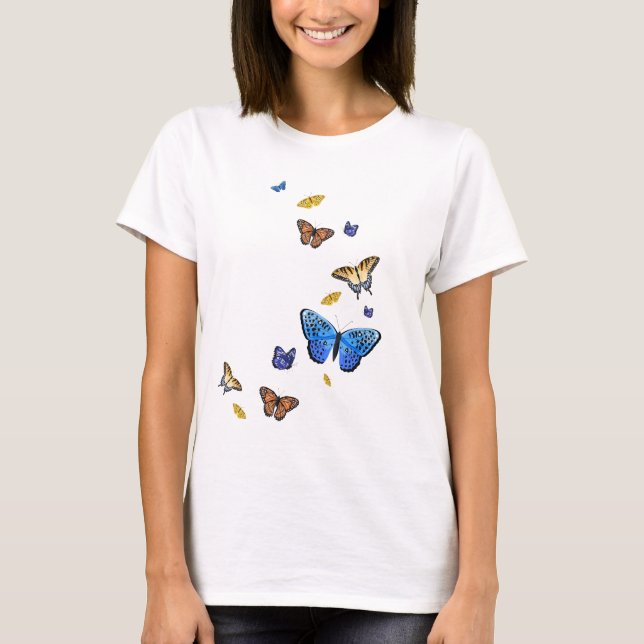 Butterflies Women's T-Shirt (Framsida)