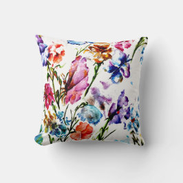 BUTTERFLIK OCH BLOMMOR KUDDE