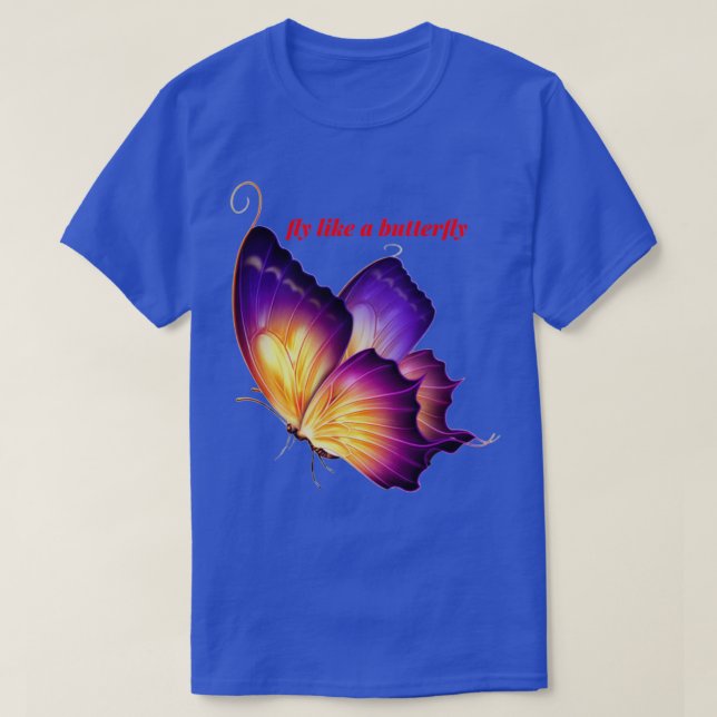 butterfludetikett 6 t shirt (Design framsida)