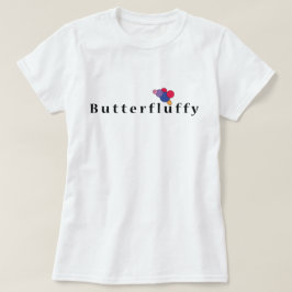 Butterfluffy: Cute food loving bird t-shirt
