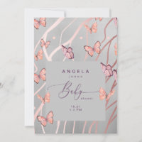 Butterflugor i babyskabinen Luft Silver