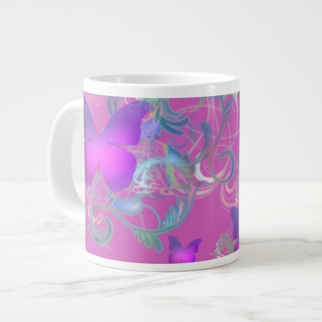 Butterflugor Jumbo Mugg (Framsida vänster)