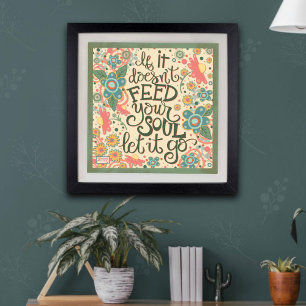 Butterflugor Matar din själsska Söt-inspiritivitet Poster
