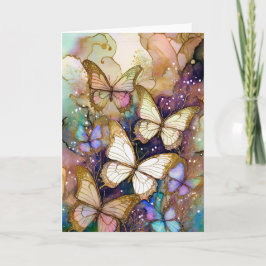 Butterflugor med brunt och vitt vackert färg! kort