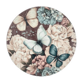 Butterflugor och bruna blommor