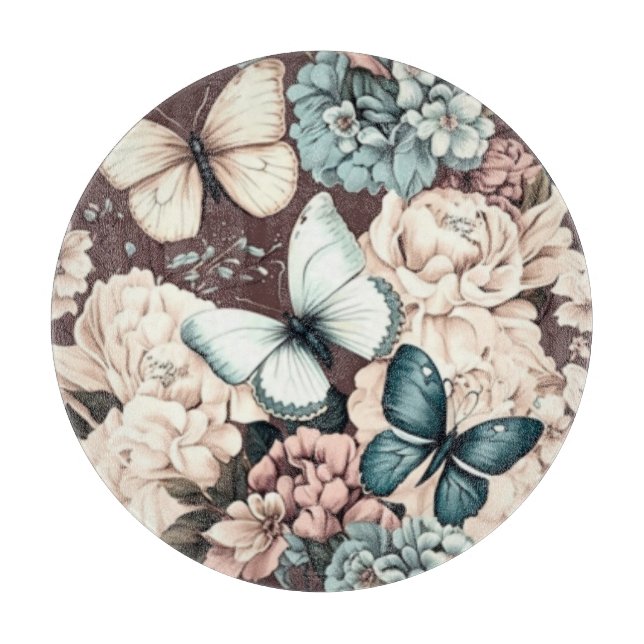 Butterflugor och bruna blommor (Framsidan)