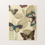 Butterflugor som glider över Löv Pussel<br><div class="desc">Om du inte vet hur vackra fjärilar är kommer den här målningen att hjälpa dig att förstå. Megan Meagher skapade en vacker återgivning av en grupp fjärilar som glidar över löv. Ett underbart konstens biet att lägga in i ditt hem!</div>