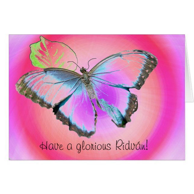 Butterfly3 Hälsningskort (Framsidan Horizontal)