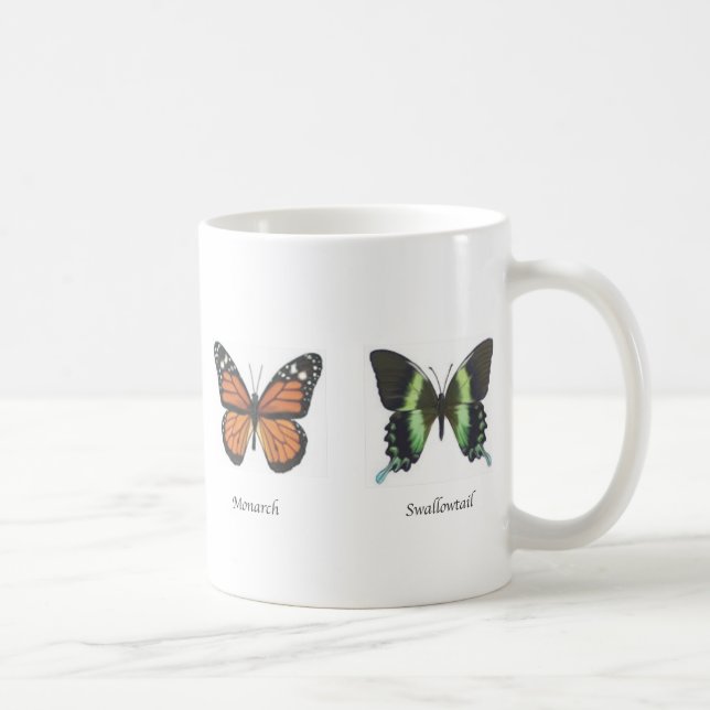 Butterfly 11 oz.mugg kaffemugg (Höger)