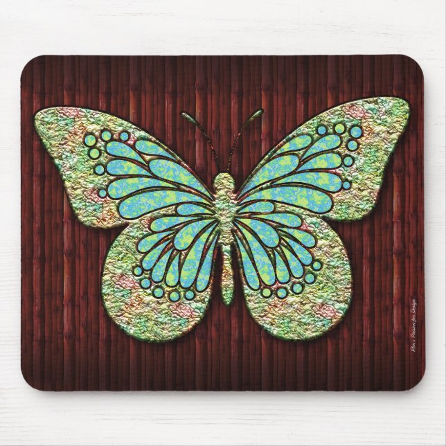Butterfly 1 Mousepad Musmatta (Framsidan)