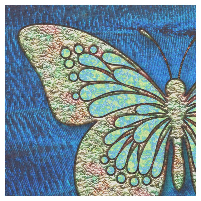Butterfly 1A Anpassningsbar Fabric Tyg (Närbild)