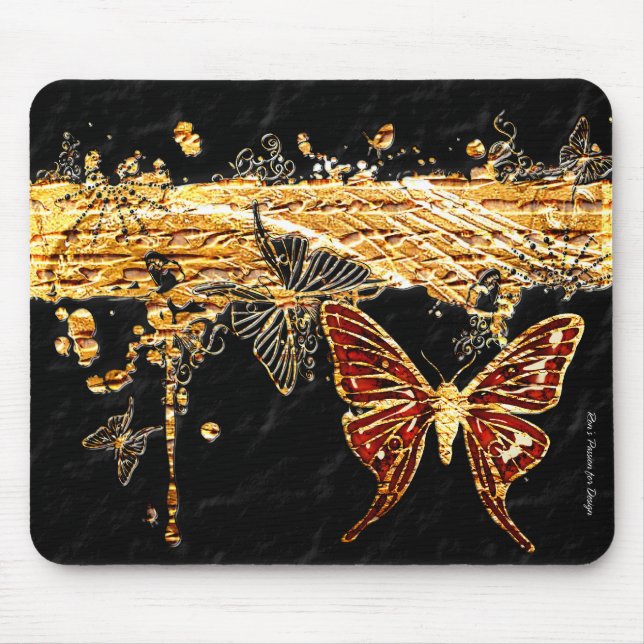 Butterfly 3 Mousepad Musmatta (Framsidan)