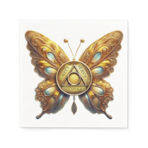 Butterfly AA Unity | 12 Step Recovery Slogan