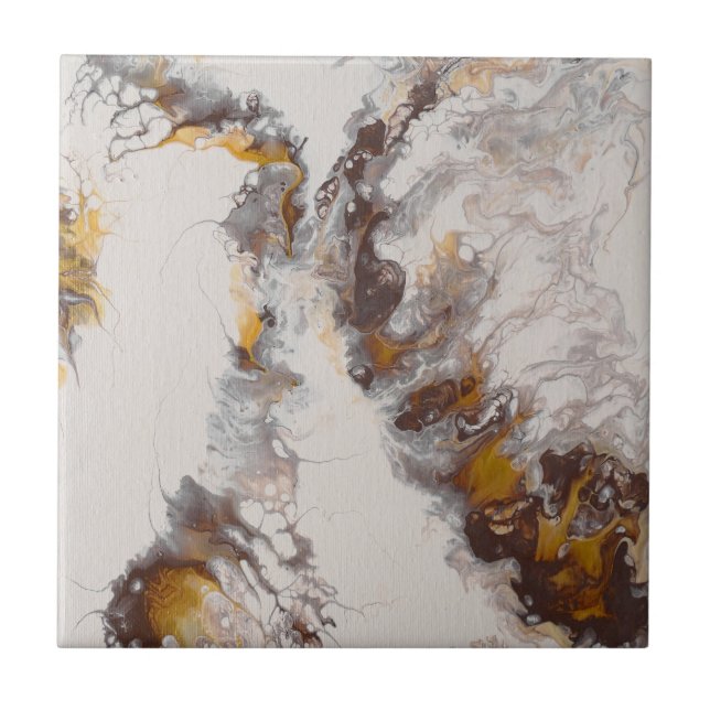Butterfly - abstrakt acryl kakelplatta (Framsidan)