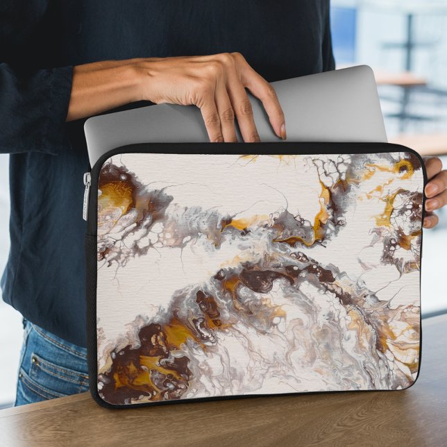 Butterfly - abstrakt acryl laptop fodral (Skapare uppladdad)