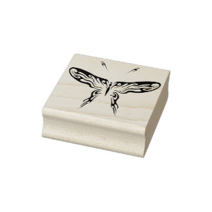 Butterfly abstrakt art frimärke stämpel