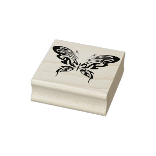 Butterfly abstrakt art frimärke stämpel