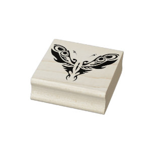 Butterfly abstrakt art frimärke stämpel