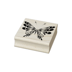 Butterfly abstrakt art frimärke stämpel