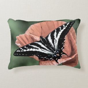 Butterfly-accentpåfyllnad Prydnadskudde