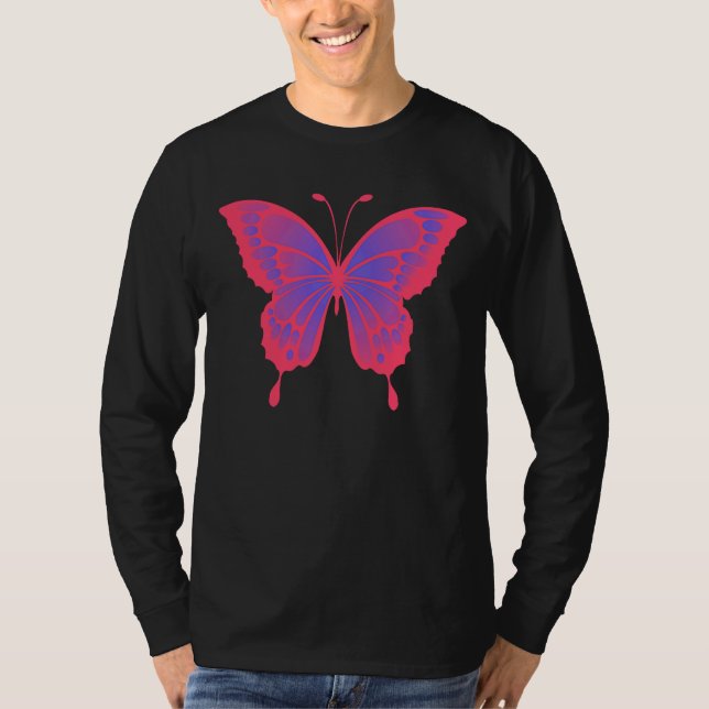 Butterfly aesthetic soft grunge t shirt (Framsida)