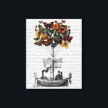 Butterfly Airship Canvastryck<br><div class="desc">Children's</div>