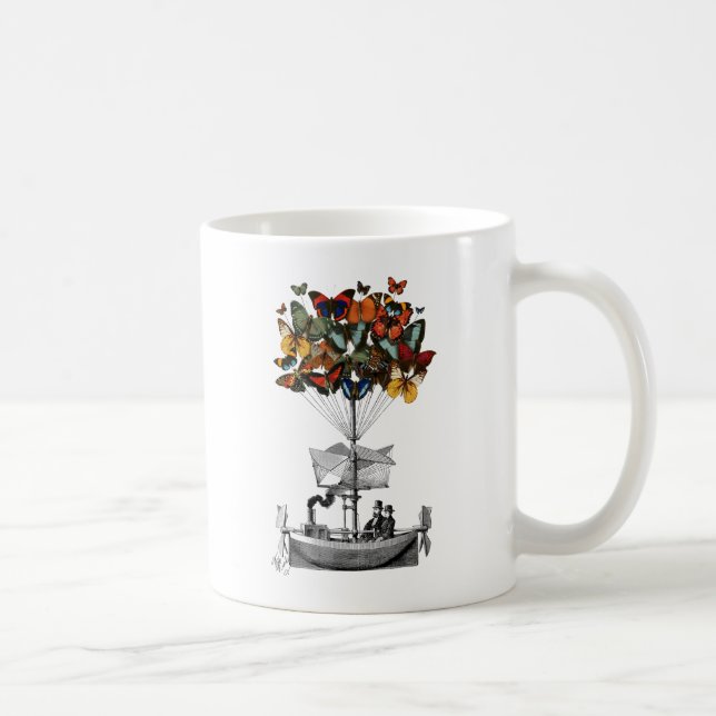 Butterfly Airship Kaffemugg (Höger)