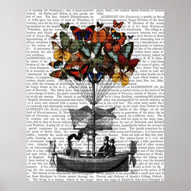 Butterfly Airship Poster (Framsidan)