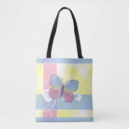 Butterfly -  All Over Print Tote Tygkasse