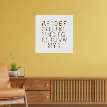 Butterfly Alphabet for Nature Nursery - ABC