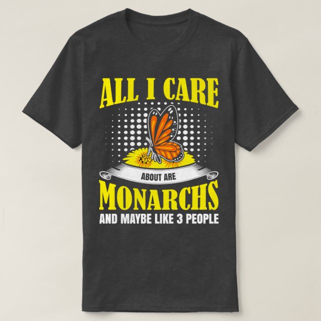 Butterfly Älskare Monarch Butterfly Gift 19 T Shirt (Design framsida)