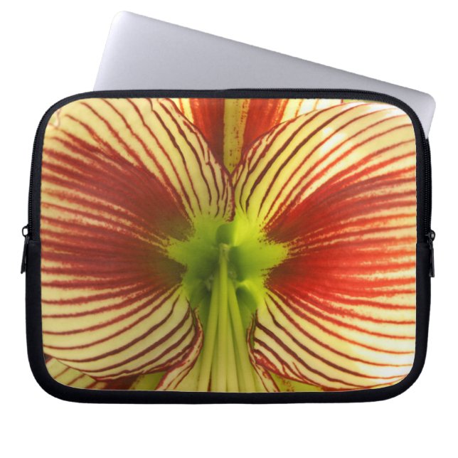 Butterfly Amaryllis Laptop Sleeve (Framsidan)