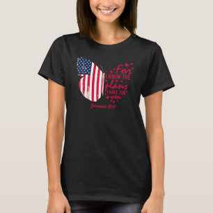 Butterfly American Flagga Christian Bible Verse 4: T Shirt