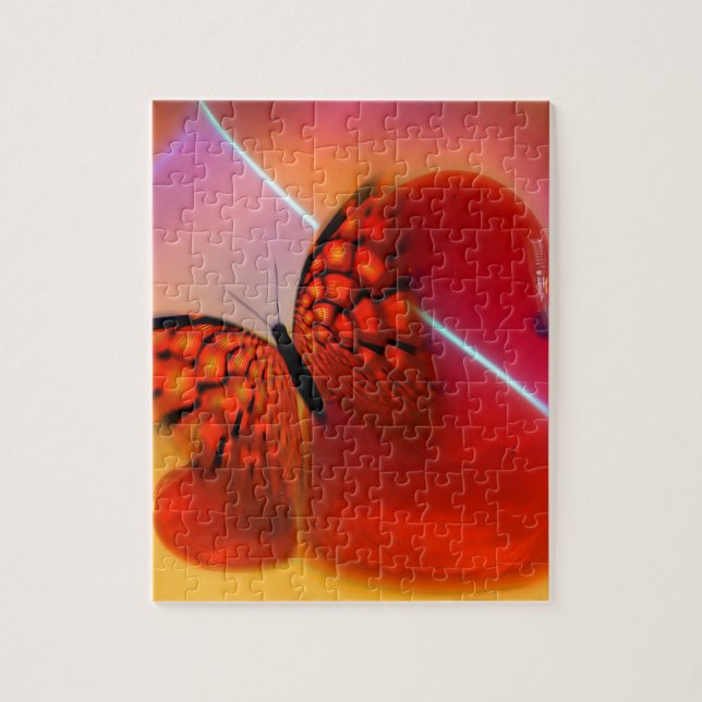 Butterfly and Hearts Pussel (Vertikal)