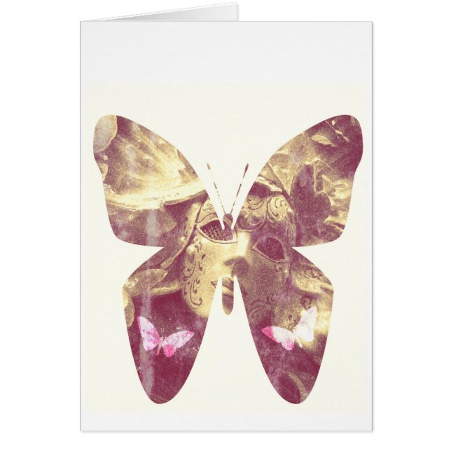 Butterfly Angel Hälsningskort (Framsidan)